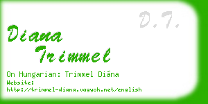 diana trimmel business card