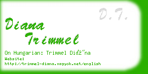 diana trimmel business card